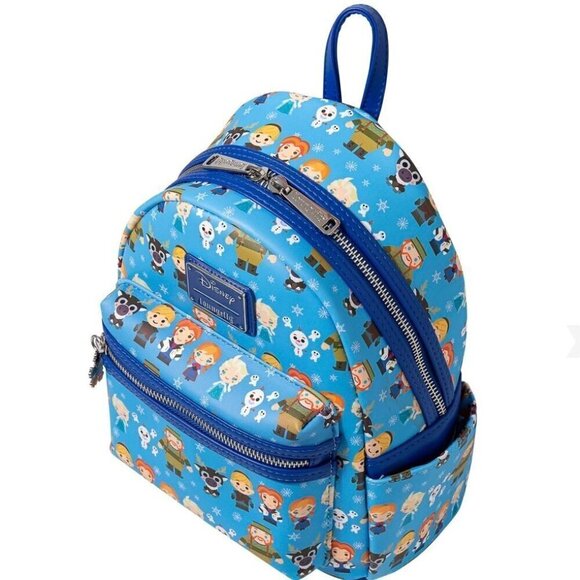 NWT RARE Disney Loungefly Frozen Characters Mini Bag Backpack - Picture 11 of 12